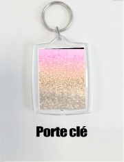 Porte Clé - Format Rectangulaire Gatsby Glitter Pink