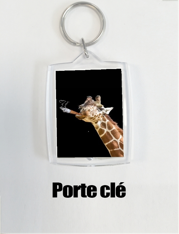 Porte Girafe smoking cigare