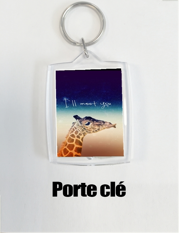 Porte Giraffe Love - Gauche