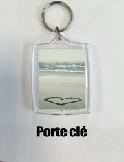 porte-clef-personnalise-rectangle I Heart the Beach
