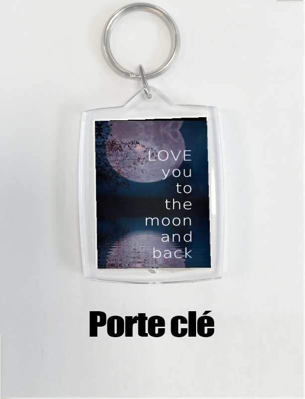 Porte I love you to the moon and back