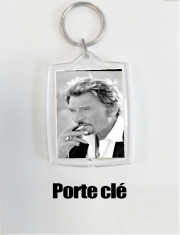 Porte Clé - Format Rectangulaire johnny hallyday Smoke Cigare Hommage
