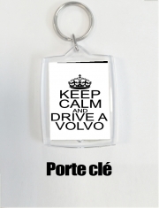 porte-clef-personnalise-rectangle Keep Calm And Drive a Volvo