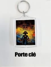 Porte Clé - Format Rectangulaire Pirate Art