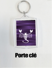 Porte Clé - Format Rectangulaire Scorpion - Signe du Zodiaque