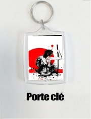 Porte Clé - Format Rectangulaire Trash Polka - Female Samurai