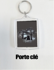 porte-clef-personnalise-rectangle Wolf Snow