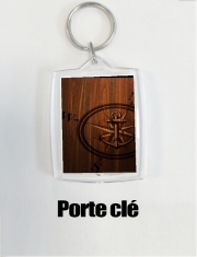 Porte Clé - Format Rectangulaire Wooden Anchor