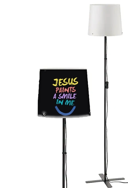 Lampadaire - Luminaire - Décoration d'intérieur Jesus paints a smile in me Bible