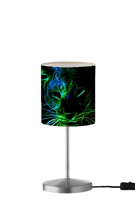 Lampe de table / chevet Abstract neon Leopard