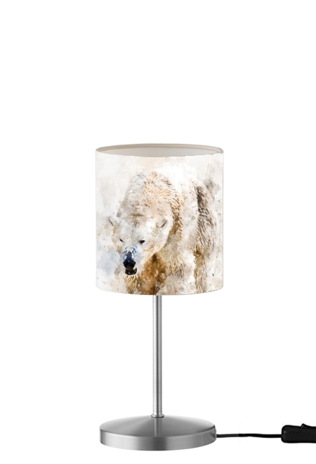 Lampe Abstract watercolor polar bear