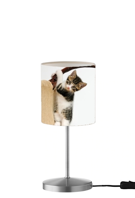 Lampe de table / chevet Bébé chat, mignon chaton escalade