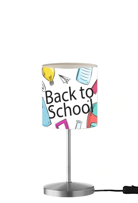 Lampe Back to school background drawing