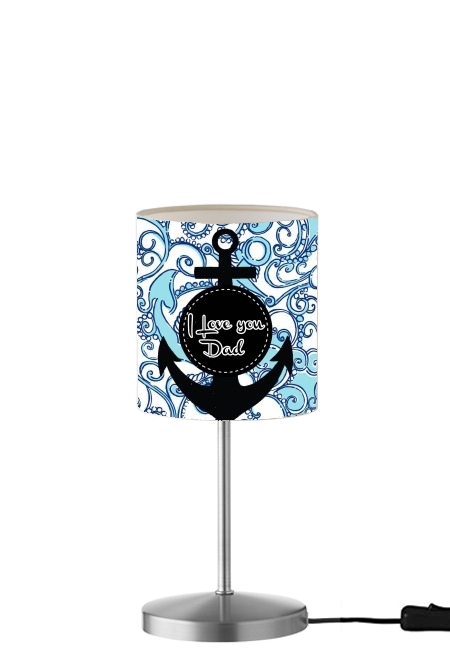 Lampe Blue Water - I love you Dad