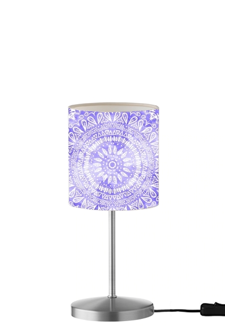Lampe Bohemian Flower Mandala in purple