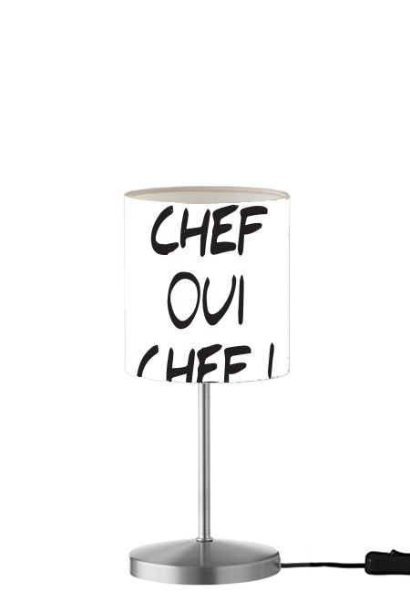 Lampe Chef Oui Chef humour