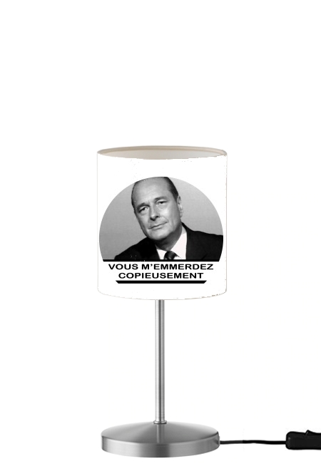 Lampe Chirac Vous memmerdez copieusement