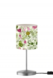 lampe-table doodle flowers