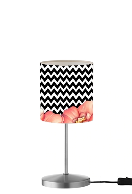 Lampe flower power and chevron
