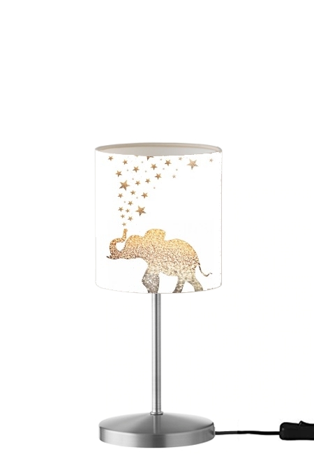 Lampe Gatsby Gold Glitter Elephant