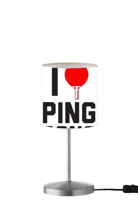 Lampe I love Ping Pong
