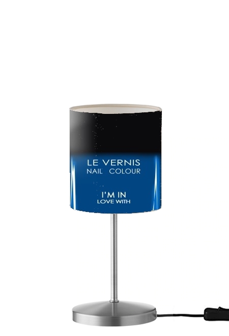 Lampe Flacon Vernis Blue Love