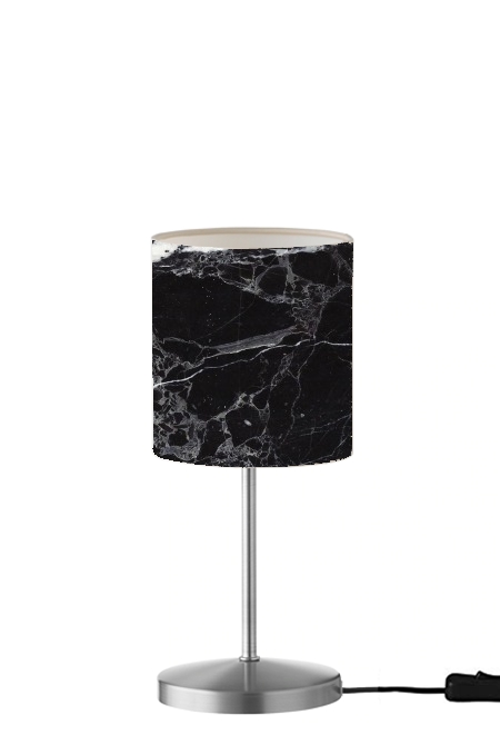 Lampe de table / chevet Initiale Marbre noir Elegance
