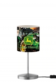 lampe-table John Deer Tracteur vert