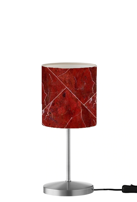Lampe Minimal Marble Red