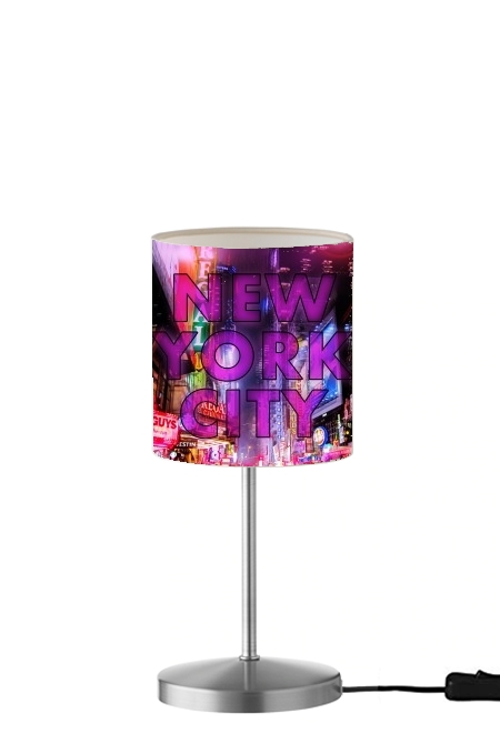 Lampe New York City Broadway - Couleur rose 