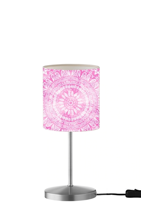 Lampe Pink Bohemian Boho Mandala