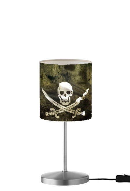 Lampe de table / chevet Pirate - Tete De Mort