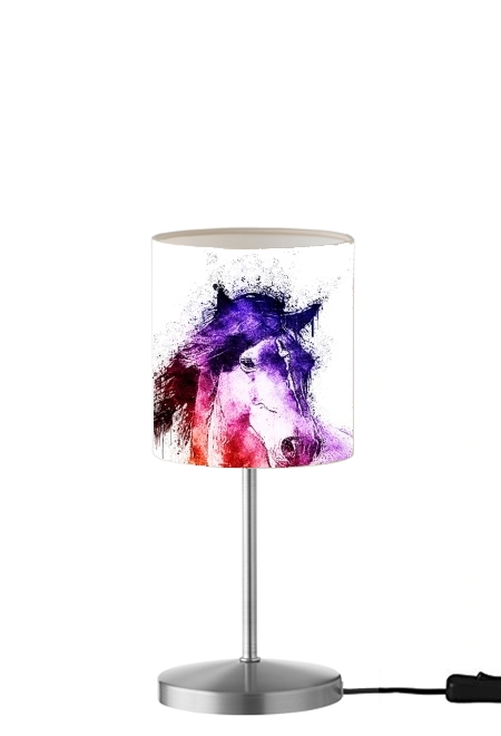 Lampe de table / chevet watercolor horse