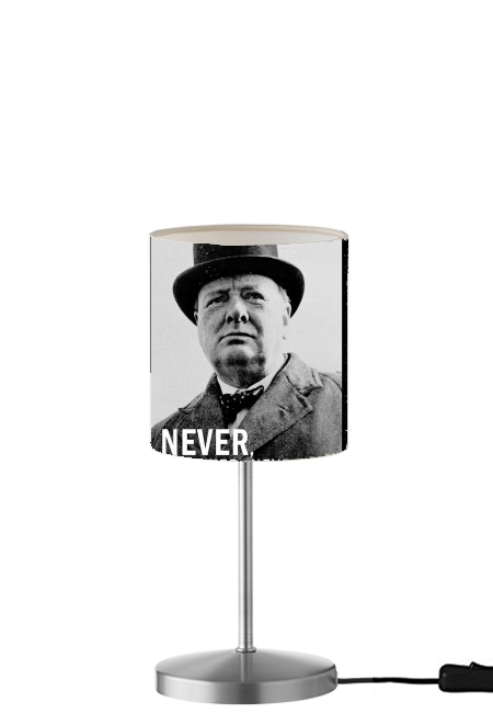 Lampe Winston Churcill Never Give UP
