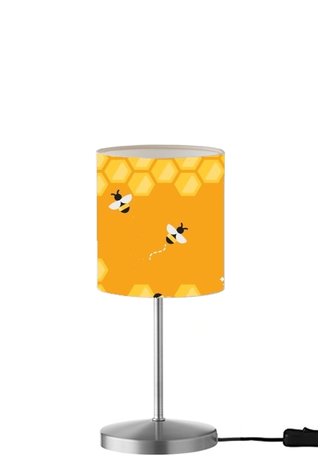 Lampe Yellow hive with bees