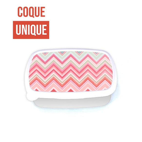 Lunch colorful chevron in pink