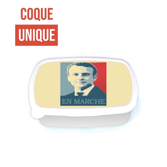 Lunch Macron Propaganda En marche la France