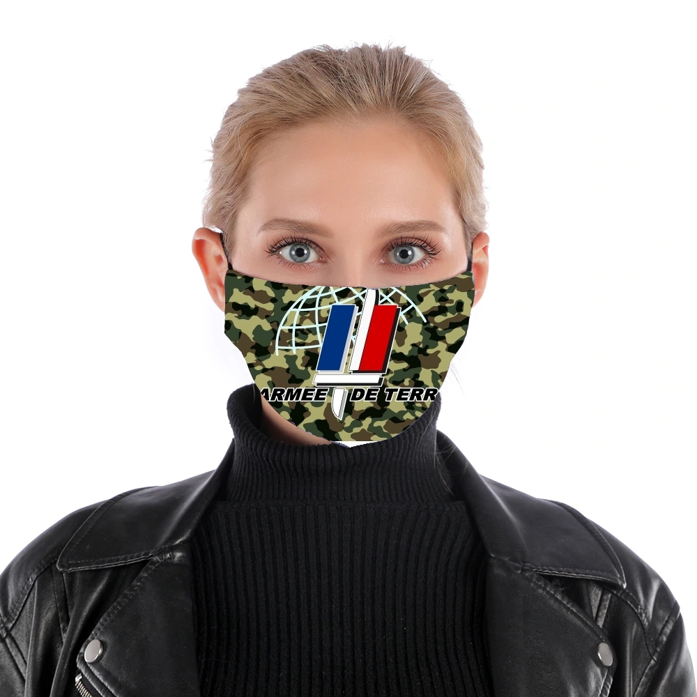 Masque alternatif en tissu barrière Armee de terre - French Army