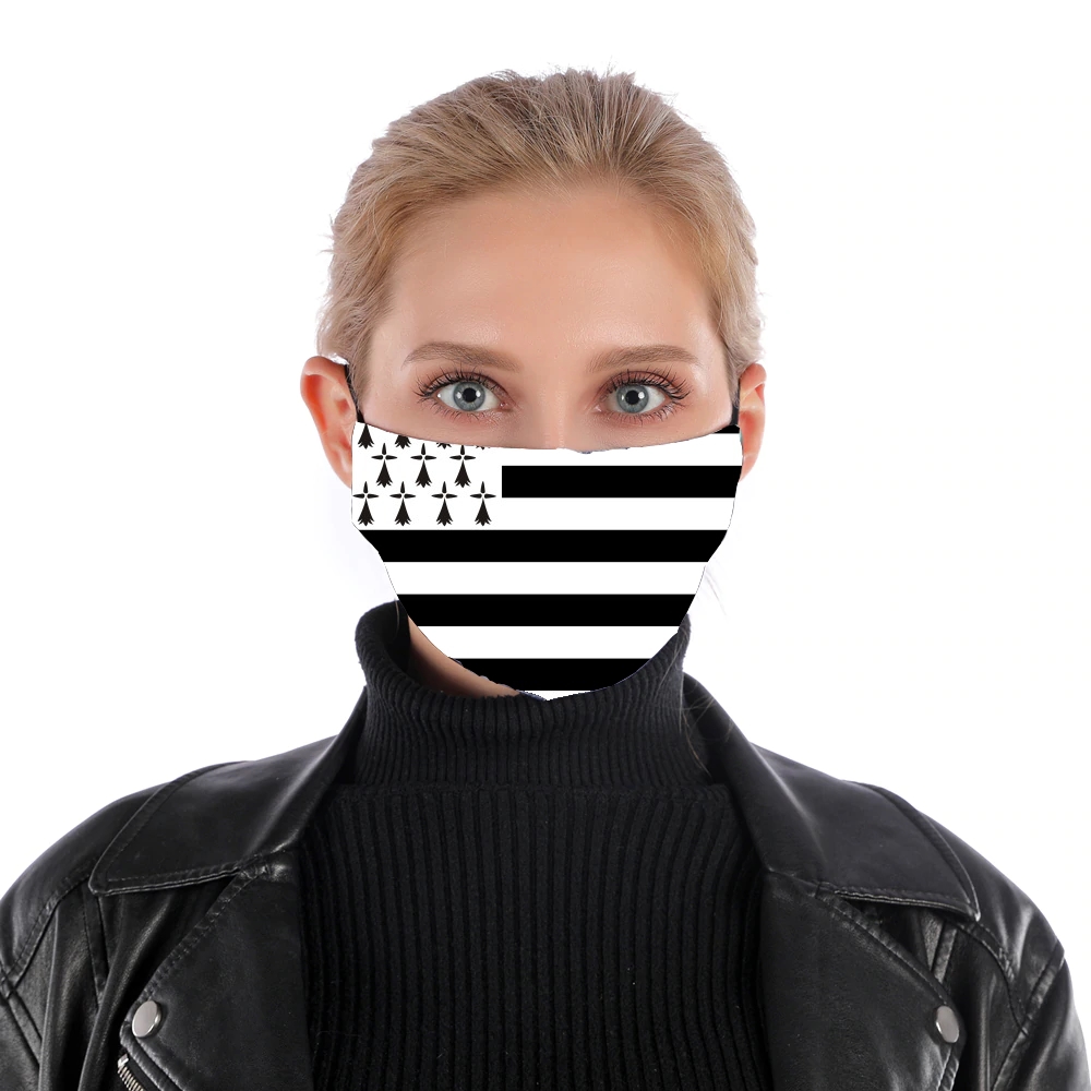 Masque alternatif en tissu barrière Bretagne