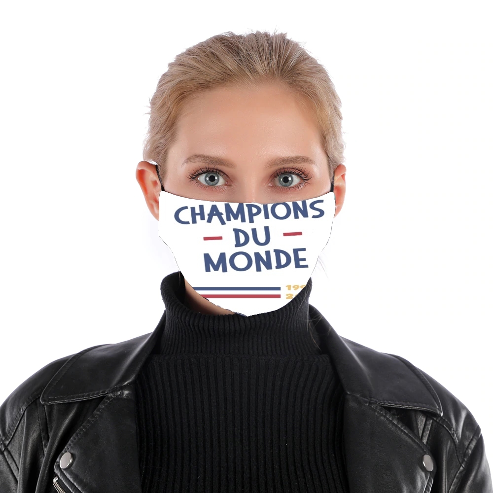 Masque Champion du monde 2018 Supporter France