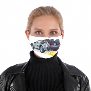 mask-tissu-protection-antivirus Delorean retour vers le futur