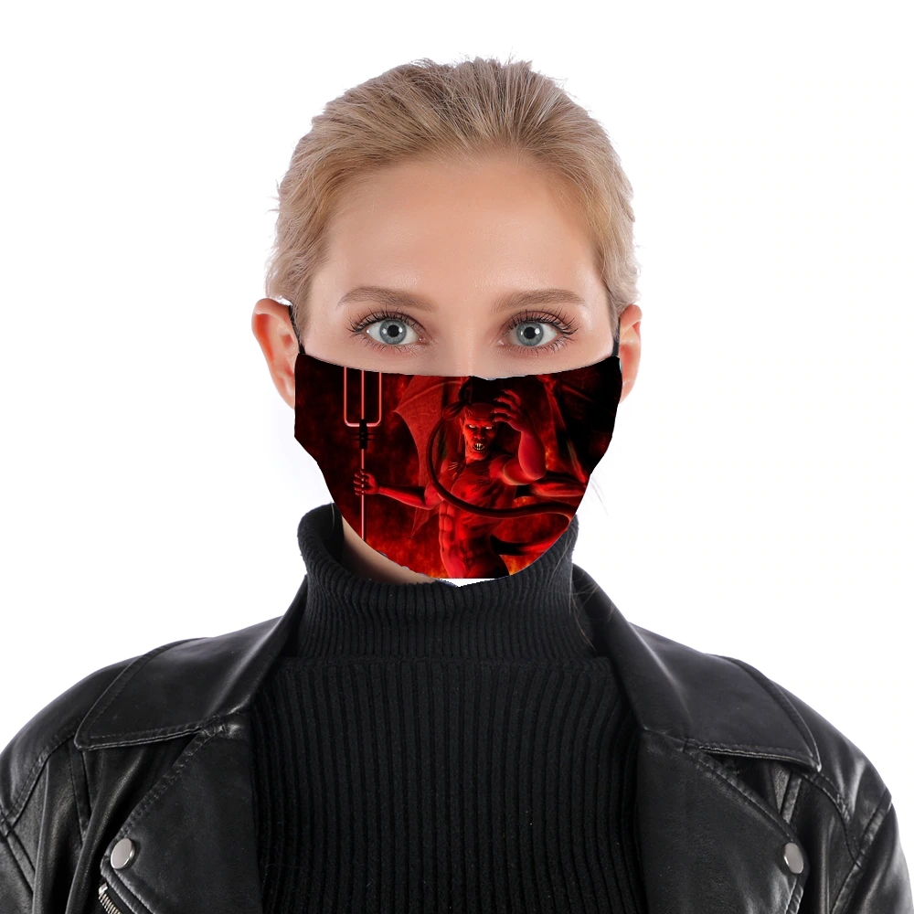 Masque Diable 3D Art