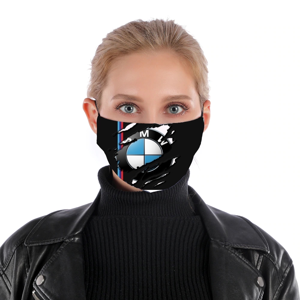 Masque alternatif en tissu barrière Fan Driver Bmw GriffeSport