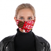 mask-tissu-protection-antivirus kit kat chocolate