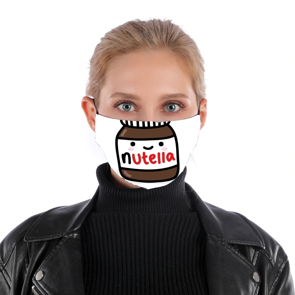 Masque alternatif en tissu barrière Nutella