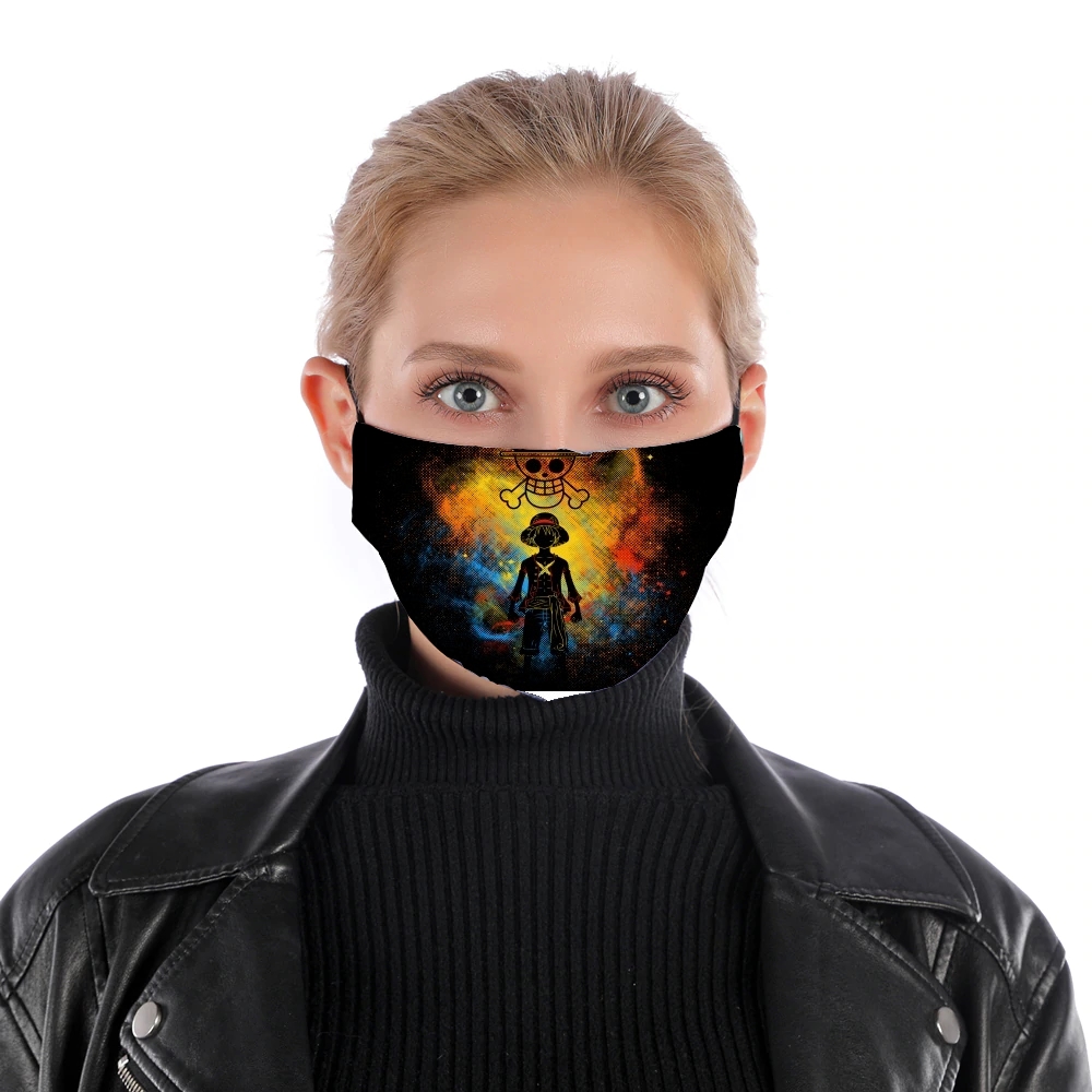 Masque alternatif en tissu barrière Pirate Art