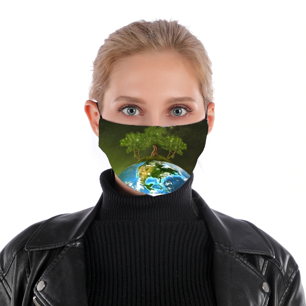 Masque Protégeons la nature - ecologie