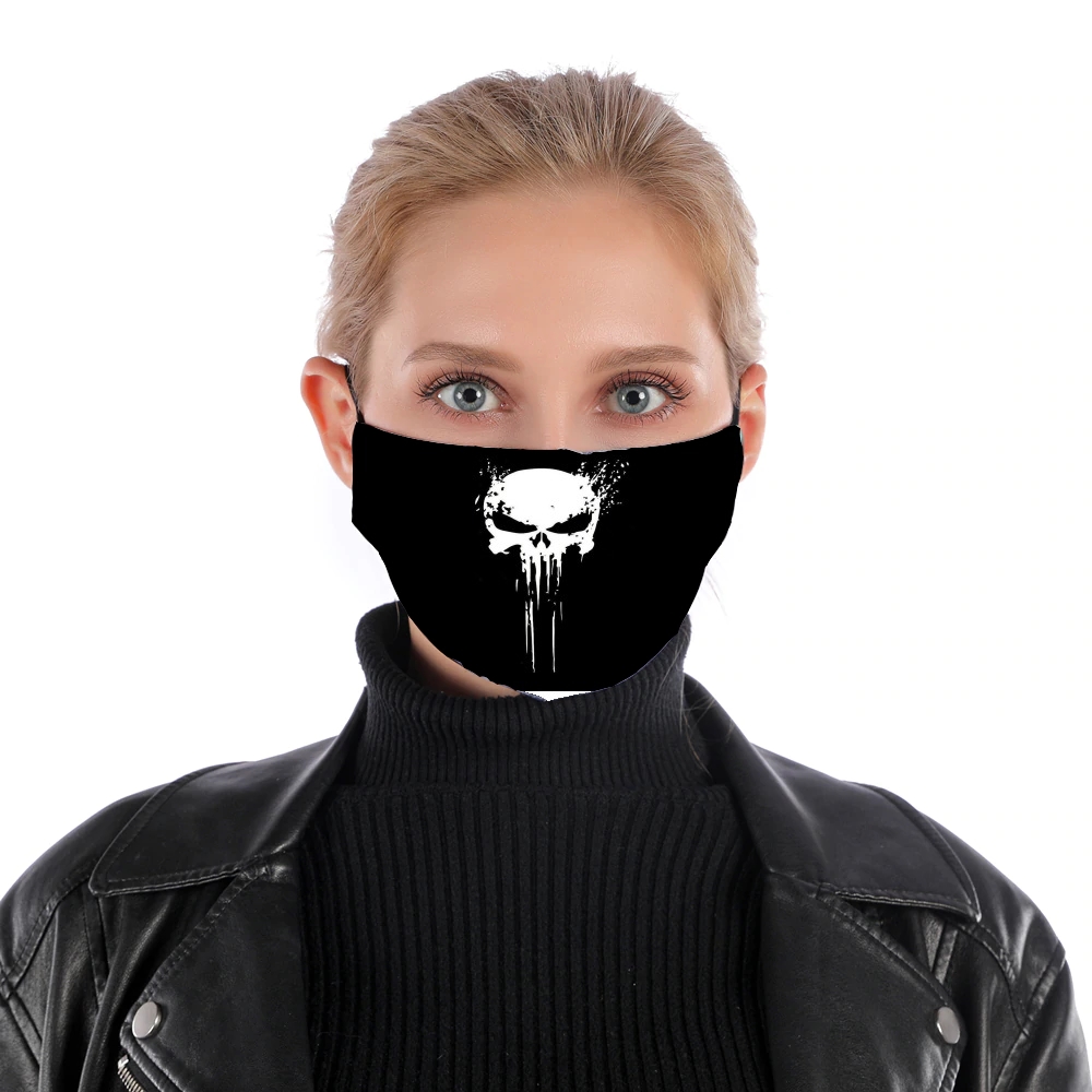 Masque alternatif en tissu barrière Punisher Skull