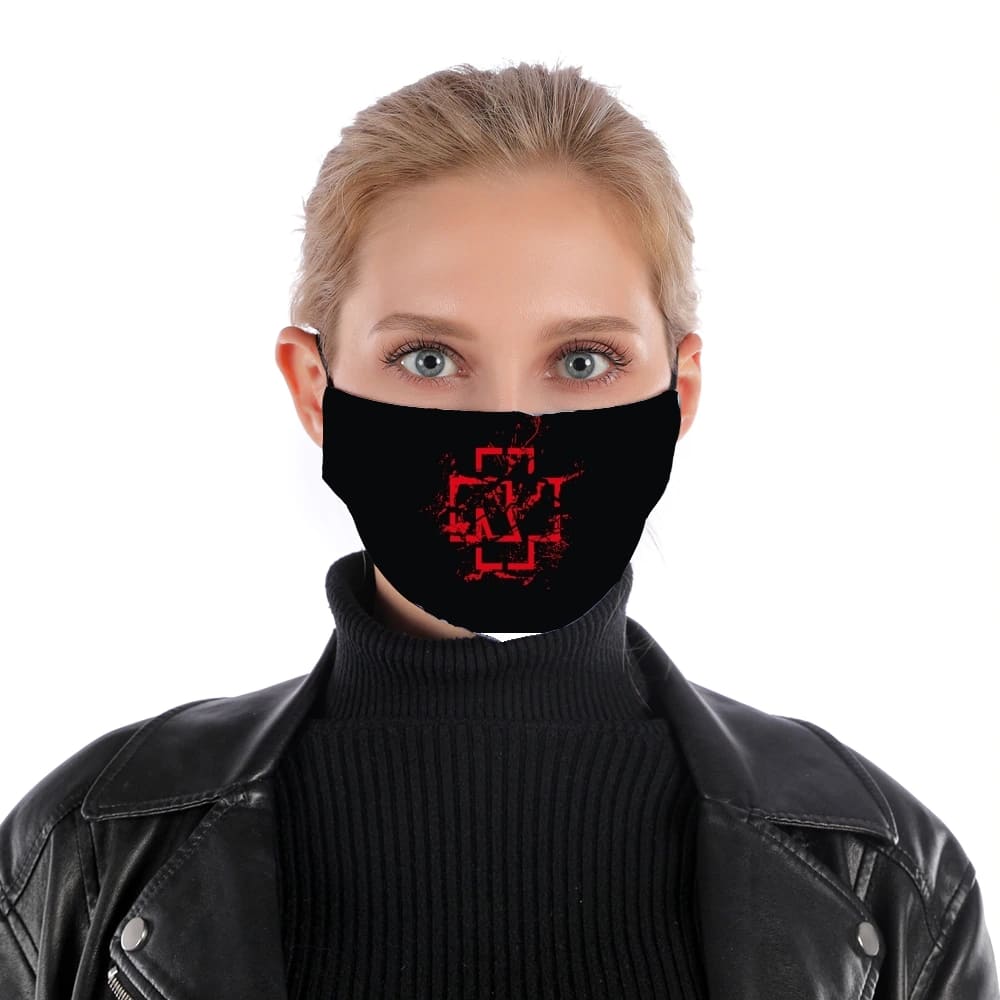 Masque alternatif en tissu barrière Rammstein