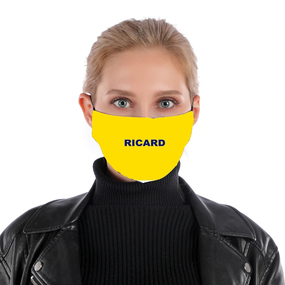 Masque alternatif en tissu barrière Ricard
